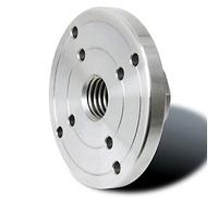 Placa frontal de acero para torno, Plato frontal for torno de madera con diámetro exterior 2 a 6 pulgadas y múltiples tamaños rosca(100mm m33x3.5)