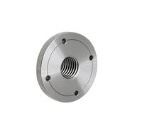 Placa frontal de mandril de torno de madera 1 pulgada x 8TPI / M18 x 2.5 / M33 x 3.5 Rosca brida placa de fresado para herramientas de torneado de madera (Tamaño: 75 mm-M33 x 3.5)