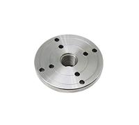 Placa frontal de mandril de torno de madera de 100 mm M33 x 3.5/1 pulgada x 8TPI placa frontal de brida de rosca para carpintería accesorios de herramientas de torneado (tamaño: M18 x 2.5)
