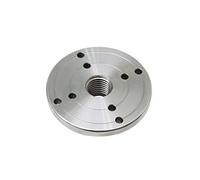 Placa frontal de mandril de torno de madera de 4 "pulgadas 100mm M33 X 3,5/1 pulgada X 8TPI placa frontal de rosca, accesorios de herramientas de torneado for carpintería (Color : M18 X 2.5)