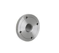 Placa frontal de mandril de torno de madera de acero, M33 X 3,5 mm / 1 "X 8TPI / M18 X 2,5 mm Placa frontal de brida de rosca, herramientas de torneado for carpintería (Color : 75mm 1inchX8TPI)
