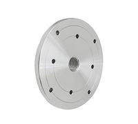 Placa frontal de mandril de torno de madera de acero, M33 X 3,5 mm / 1 "X 8TPI / M18 X 2,5 mm Placa frontal de brida de rosca, herramientas de torneado for carpintería (Color : 150mm M33X3.5)