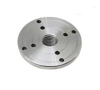 Placa frontal de mandril de torno de madera, rosca M33 X 3,5, placa frontal de brida, accesorios de herramientas de torneado for carpintería (Size : 4INCH M33X3.5)