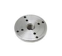 Placa frontal de plato de torno de madera de acero de 4 ", placa frontal de brida de rosca M33 X 3,5/1 pulgada X 8TPI/ M18 X 2,5, accesorios de herramientas de torneado for carpintería (Color : M18