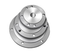 Placa frontal de torno Brida, brida del eje motor portabrocas sin chavetero, for autocentrado K11/K12/K72-80 K11/K12/K72-100 de 12-25mm con orificio interior(80-19mm)