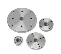 Placa frontal de torno de madera, 1 unidad, for M33 M18, 1 pulgada x 8 TPI, mandril de máquina de torneado de carpintería roscado, placa frontal de brida de 2 "3" 4 "6" (Color : M33 x 3.5 75MM)