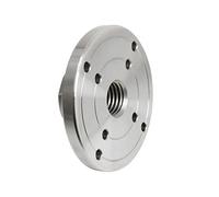 Placa frontal de torno de madera de 4 pulgadas, placa frontal de brida de mandril giratorio for máquina de carpintería roscada M33/M18/1 pulgada (Size : M33 x 3.5)