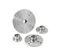 Placa frontal de torno de madera for M33 M18, mandril de máquina de torneado de carpintería roscado de 1 pulgada, placa frontal de brida de 2 "3" 4 "6" (Color : 75mm-M33x3.5)