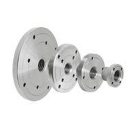 Placa frontal de torno de madera for M33 M18, mandril de máquina de torneado de carpintería roscado de 1 pulgada, placa frontal de brida de 2 "3" 4 "6" (Color : 150mm M33X3.5)