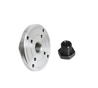 Placa frontal de torno de madera, portabrocas de torno, placa frontal de portabrocas de torno de madera de 1 pulgada x 8TPI / M18 x 2,5 / M33 x 3,5 Portabrocas de fresado de placa de brida de rosca fo