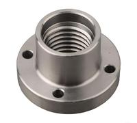 Placa frontal de torno de rosca 18TPI, brida de acero para un mejor rendimiento y productividad de torneado de madera (2 pulgadas)