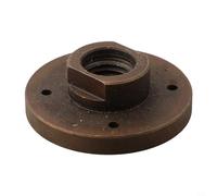 Placa frontal de torno para carpintería, placa frontal de mandril de máquina de carpintería de 75 mm para brida de portabrocas roscado de 1 pulgada x 8TPI (marrón)