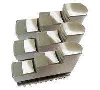 Placa frontal del torno Mandril de tres mordazas K11-80 K11-100 K11-125 K11-160 K11-200 K11-250 universal de tres mordazas con base de tarjeta for torno mecánico (juego de 3 piezas)(K11-160R)