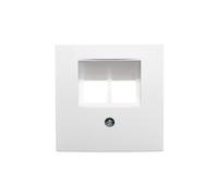 Placa frontal doble para conector Berker B1/B3/B7 14091909