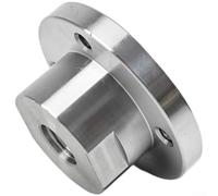 Placa frontal para torno de carpintería de 3 pulgadas diseñada para estabilidad y precisión utilizando acero 45# y diseño de rosca de 18 mm (25,4 mm)
