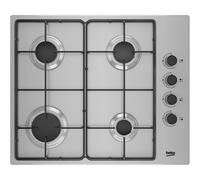 Beko HIGG 64103 SXN hobs Acero inoxidable Integrado 58 cm Encimera de gas 4 zona(s)