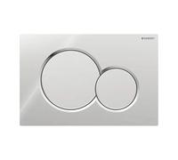 Placa Geberit Sigma01 Rociado Brillante / Cromosatinado Doble Botón | 115.7