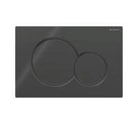 Placa Geberit Sigma01 RouNero Doble Botón | 115.770.DW.5 Negro