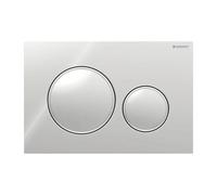 Geberit Placa de accionamiento Sigma20 115.882.KH.1 doble descarga redonda cromo brillante/mate