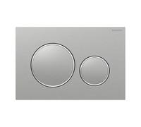 Geberit Sigma20 placas de accionamiento para doble descarga, 115882SN1, Color: cepillado, fácil de limpiar, recubierto / pulido - CM