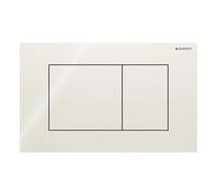 Geberit Sigma40 placas de accionamiento, para doble descarga, cuadrada, cristal, 115629JL1, Color: Gris arena - CM