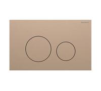 Placa Geberit Sigma40 De Acero Inoxidable / Oro Rojo Cepillado Doble Botón