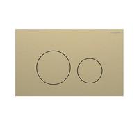 Placa Geberit Sigma40 Doble Pulsador Acero Inox / Latón Cepillado | 115