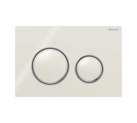 Placa de accionamiento Geberit Sigma21 para doble descarga, color metÃ¡lico cromado, 115.884., Color: cromado / gris arena - 115.884.JL.1