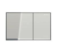 Placa Geberit Sigma60 Vidrio Gris Arena Filo Pared | 115.640.JL.1 Vidrio Gris