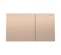 Placa Geberit Sigma70 Cuadrada Oro Rojo Cepillado Doble Botón | 115.622.QB.1 O