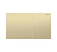 Geberit placa de accionamiento Sigma70 para 2 cisternas, 115.622., Color: Acero inoxidable LatÃ³n - 115.622.QF.1