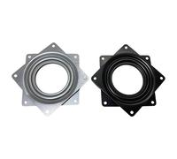 Placa giratoria cuadrada de repuesto giratoria de 360 grados para muebles, plataforma de exhibición a prueba de óxido