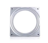 Placa giratoria giratoria giratoria, placa de metal giratoria cuadrada giratoria de 6 pulgadas Escritorio de TV Rodamiento giratorio Lazy Susan
