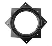 Placa giratoria resistente de 360 grados, base giratoria de metal de 3 pulgadas, 4 pulgadas, 6 pulgadas, soporte de exhibición de mesa de escritorio, baliza de acero galvanizado (6 pulgadas)