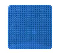 Placa grande compatible con Lego Duplo, placa base de 38 x 38 cm, juguete de construcción para niñas y niños (1 unidad, azul)