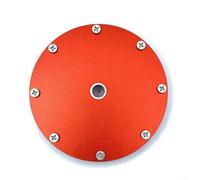 Placa gruesa de aluminio para conexión a tierra Jpc12 con diámetro de 11 cm, horquilla de 3 mm, rejilla compacta 10 terminales de onda corta