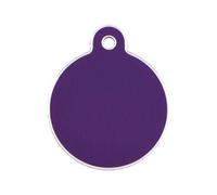 Placa identificativa para collar Imarc Circle Lila