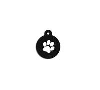 Placa identificativa para collar Imarc Circle Negro
