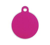 Placa identificativa para collar Imarc Circle Rosa