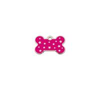 Placa identificativa para collar Imarc PetScribe Passion Rosa Plata