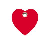Placa identificativa Plastico Corazón para perros