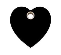 Placa identificativa Plastico Corazón para perros