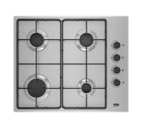 PLACA INDEPENDIENTE BEKO HIGG64103SXN INOX 4/FUEGOS GAS BUTANO INCLUYE INYECTORES NATURAL
