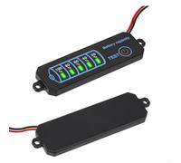 Placa indicadora LED de 5-30 V para carga de batería y monitoreo de nivel de voltaje utilizada con baterías de fosfato de hierro y litio, plomo-ácido y NiMH