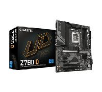 Placa Intel GIGABYTE Z790 D Placa base - Soporta CPUs Intel Core de 14ª generación, VRM digital de 12+1+1 fases, hasta 7600MHz DDR5 (OC), 3xPCIe 4.0 9MZ79D-00-G10
