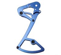 Placa interior de desviador trasero eléctrico para bicicletas Garbaruk, hecha de aluminio 7075 para rendimiento (azul)