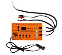 Placa inversora de refrigerador, compresor, válvula solenoide, ventilador, puerta aire, comprobador eléctrico, herramienta diagnóstico fallas (versión en inglés)(4-Functions)