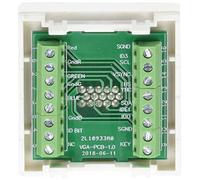 Simon K100B/9 - Placa K45 1/2 Mecanismo Con 1 Conector Vga Hd15 Hembra. Conexión A Tornillo