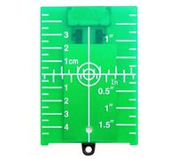 Placa Láser Verde, Tablero de Destino láser Verde, Objetivo láser con Reflectores, con Pata para Medidor de Nivel Láser, placa de Tarjeta de Destino Láser de piso Magnético plegable