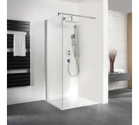 Placa lateral HSK Exklusiv para puerta plegable, medidas: 75 x 200 cm, 436075-SO-50, Cabinas de ducha: Colores especiales: ESG transparente